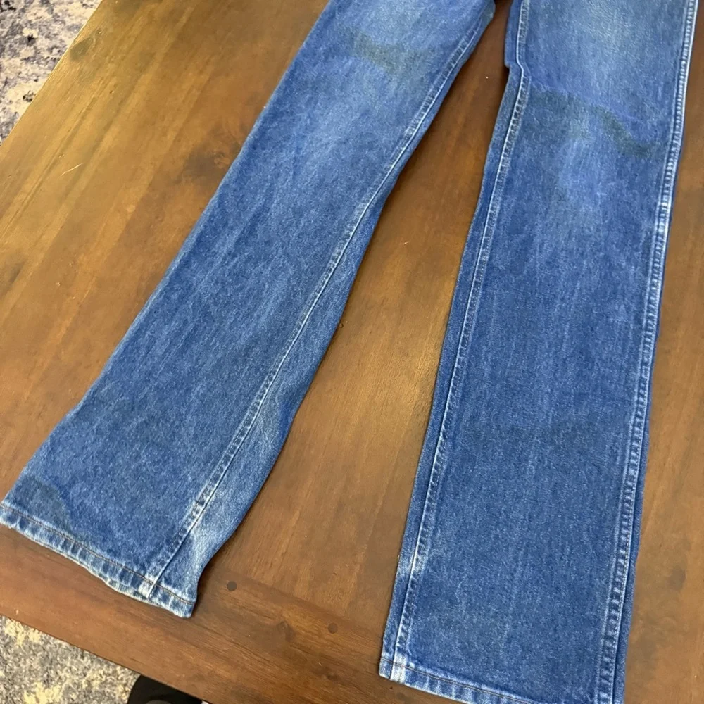 Wrangler 36 MWZ Slim Fit Men's Relaxed Blue‎ Jeans